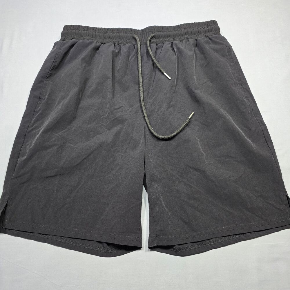 Coofandy Black Sporty Shorts Stretch Elastic Tie Waist Activewear Women's Size M